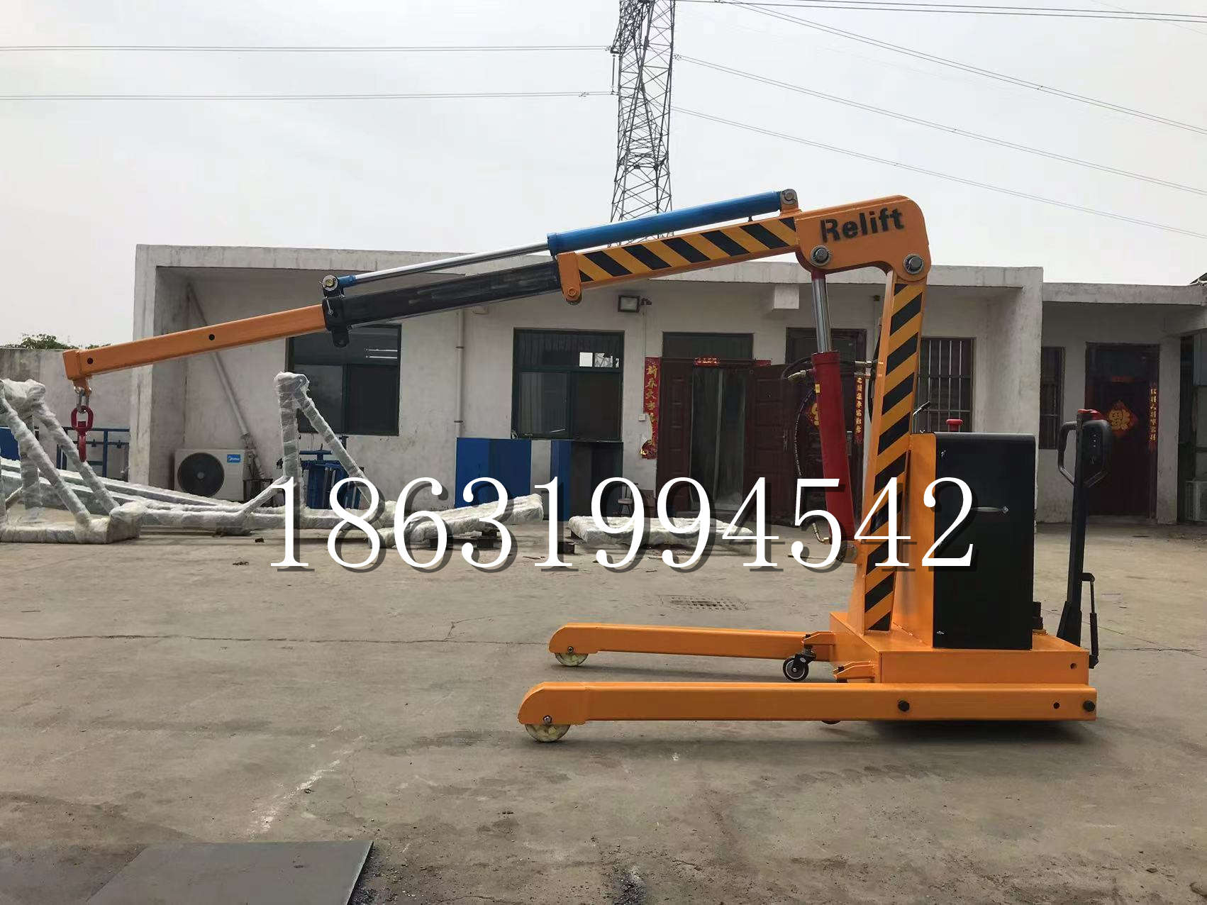 其它区久征定做3吨三轮随车吊 农用园林绿化移树吊 平板工程用小吊机